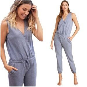 Barefoot Dreams Malibu Collection Luxe Lounge Sleeveless Jumpsuit size 3X
